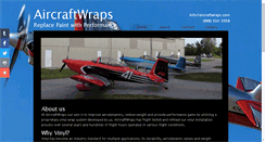 Desktop Screenshot of aircraftwraps.com